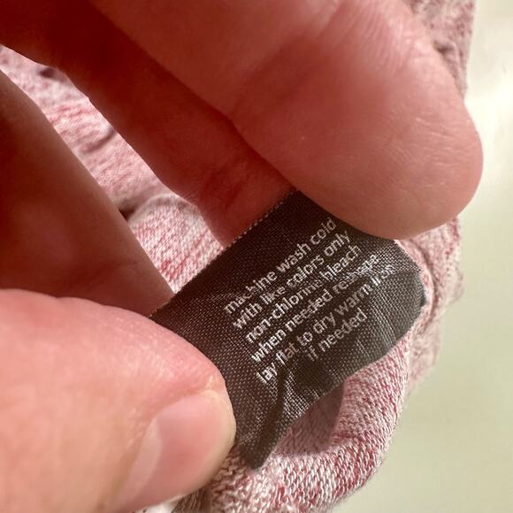 Lane Bryant Women's 26/28 Pink White Marled Ruffle Sleeve Shift Dress Stretch - Picture 5 of 9